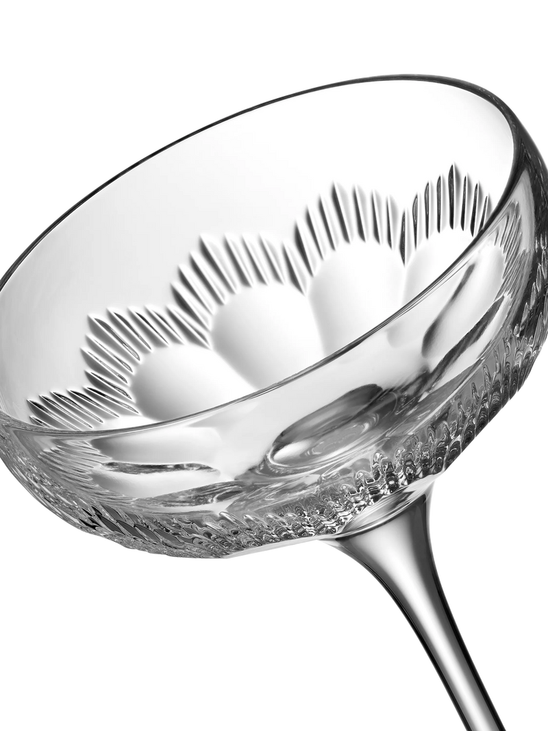 Waterford crystal coupe cocktail glass set of 4, 120ml, clear (British brand)