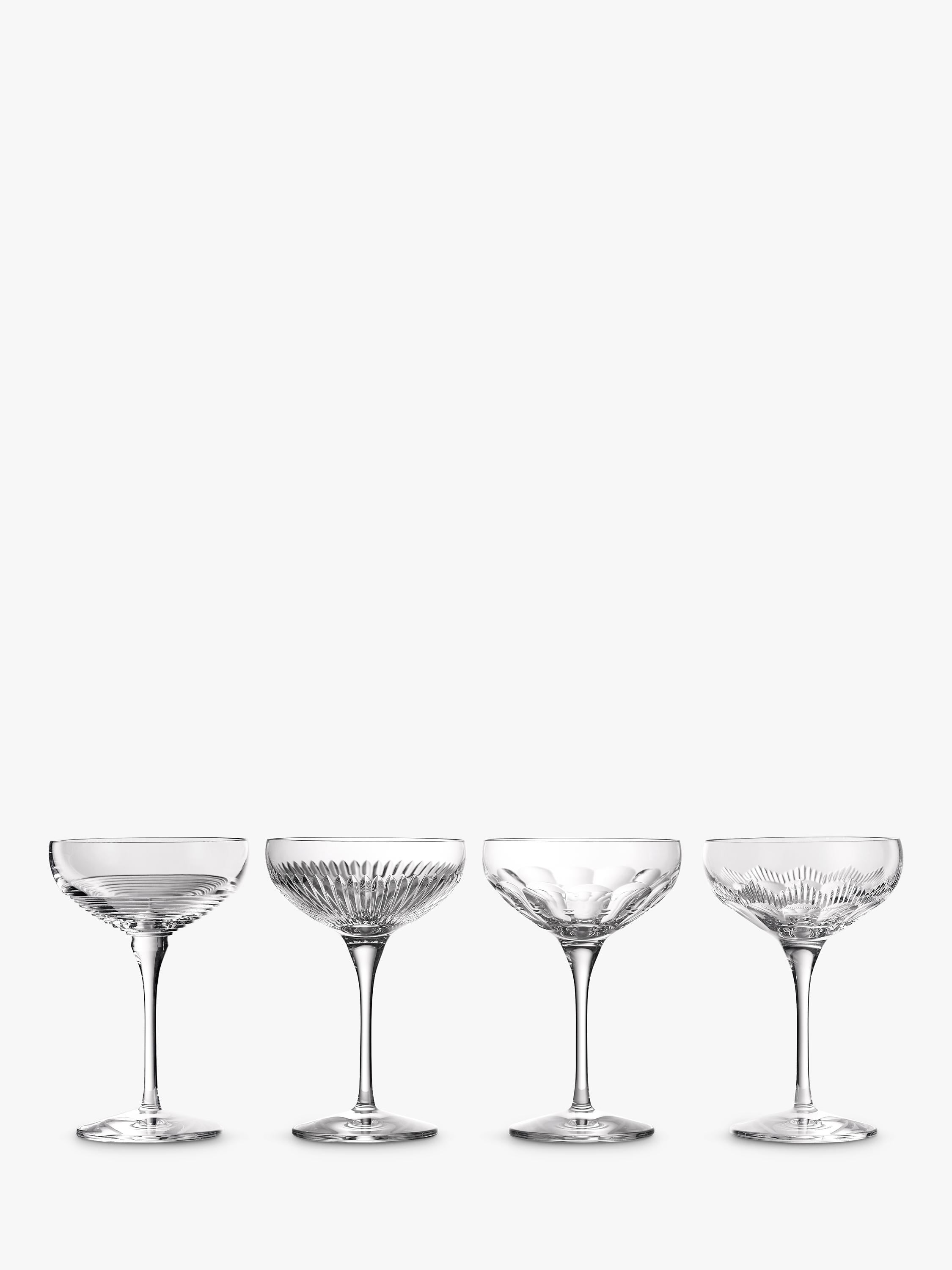 Waterford Crystal coupe cocktail glasses 280ml set (British brand)