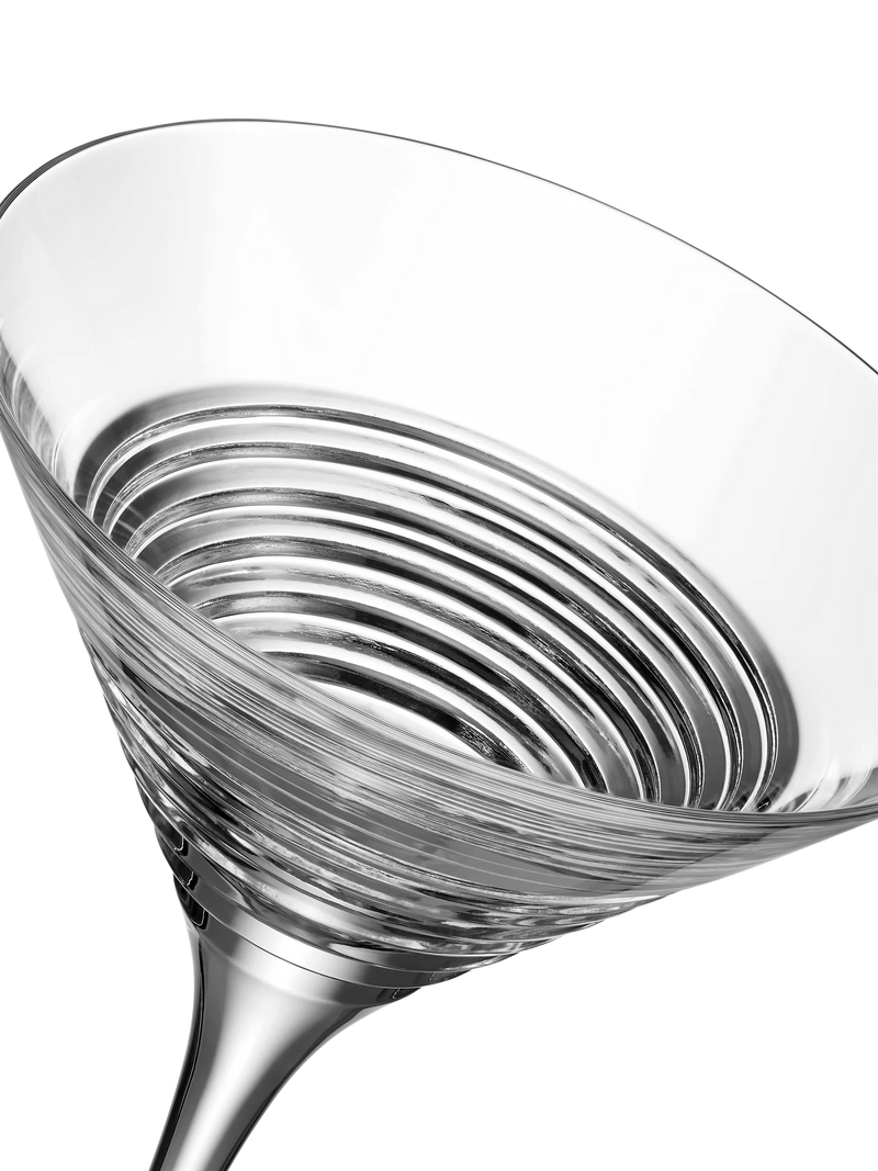 Waterford Crystal martini cocktail glasses cut glass set of 4 250ml (British brand)