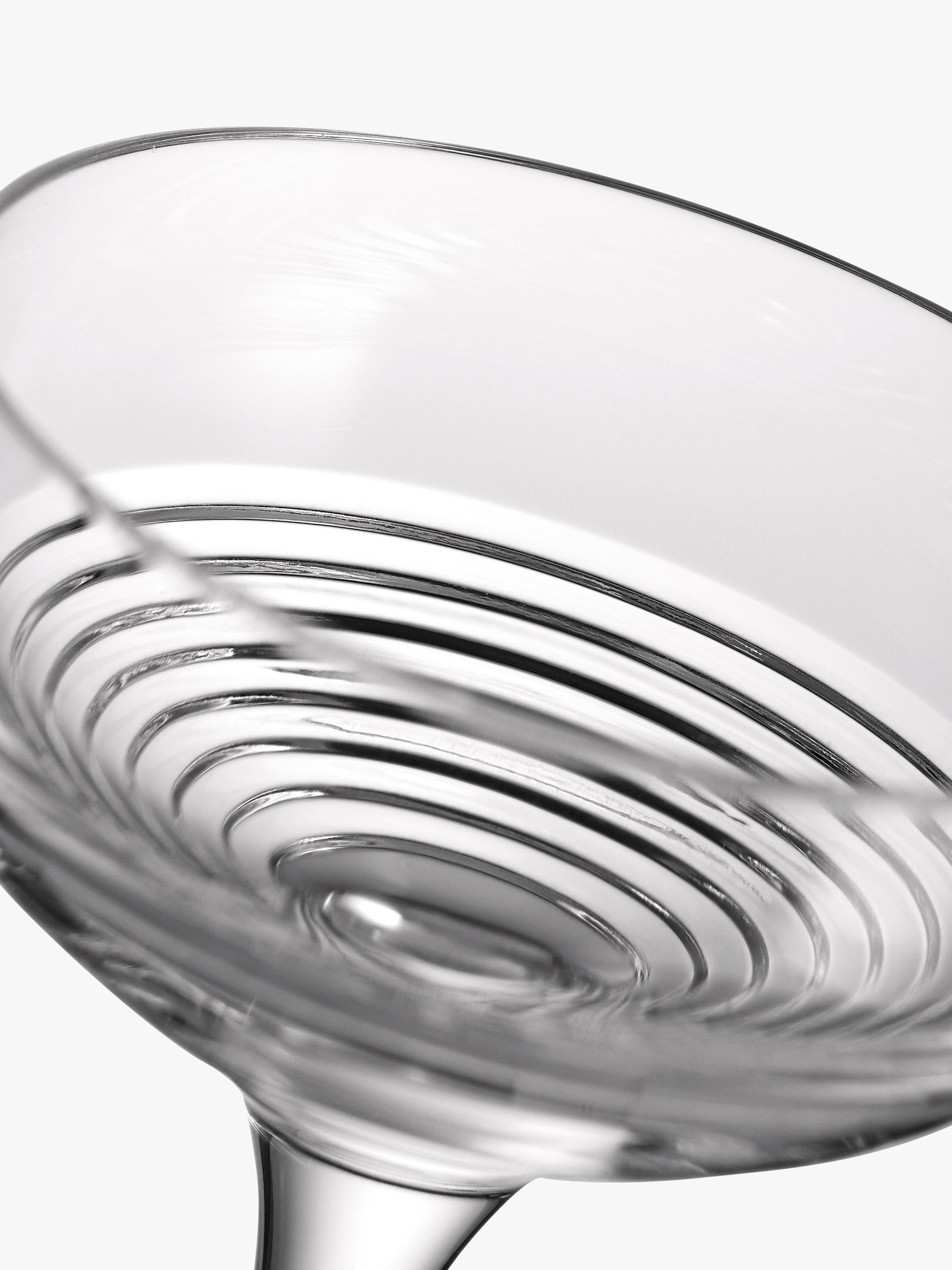 Waterford crystal coupe glasses set, Circon cut, 2 pieces 120ml (British brand)