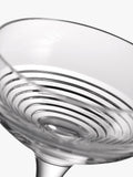 Waterford crystal coupe glasses set, Circon cut, 2 pieces 120ml (British brand)