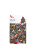 Museums & Galleries organic cotton apron with William Morris Strawberry Thief print (British brand)