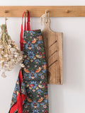 Museums & Galleries organic cotton apron with William Morris Strawberry Thief print (British brand)
