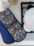 William Morris Strawberry Thief oven gloves organic cotton - British product