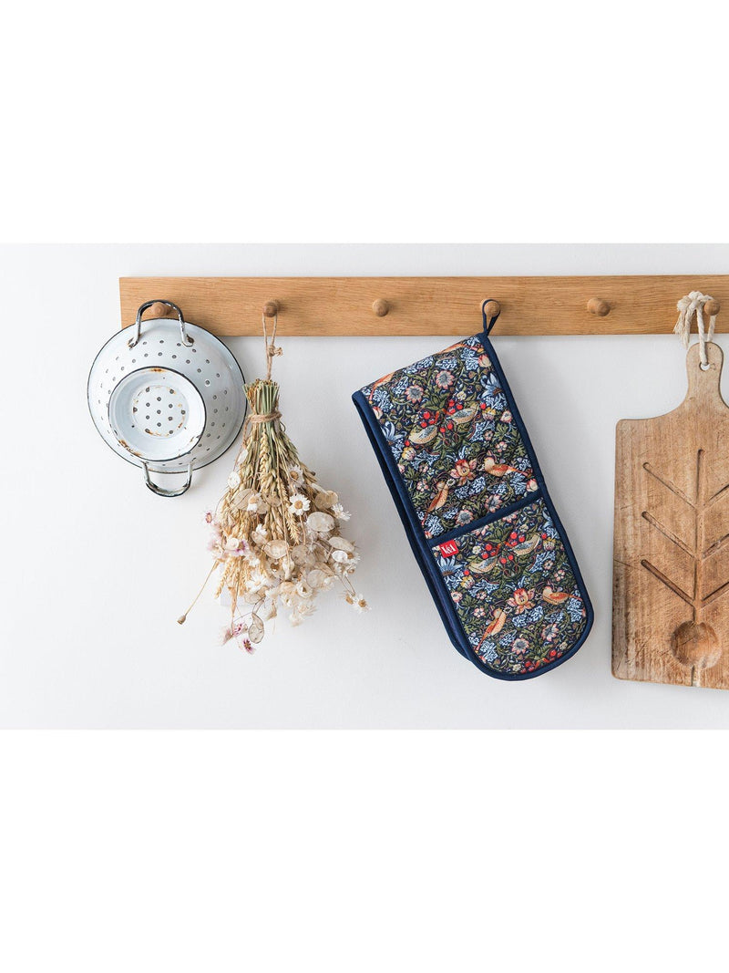 William Morris Strawberry Thief oven gloves organic cotton - British product