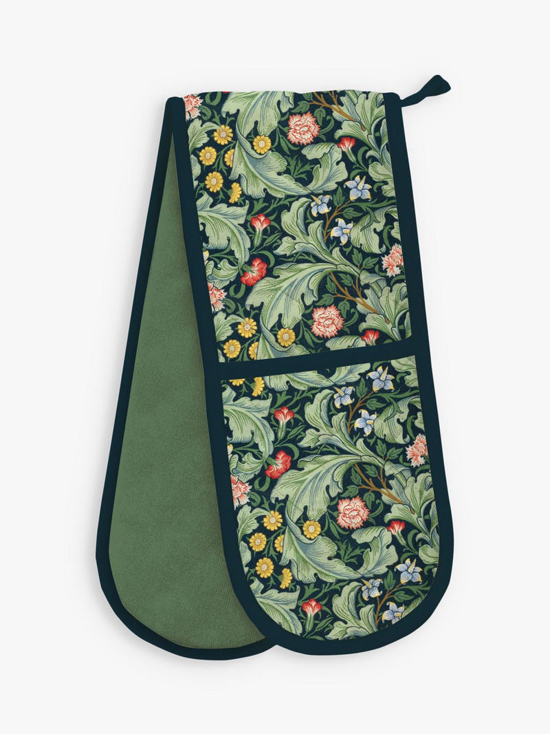 Museums & Galleries William Morris organic cotton double oven gloves (British brand)