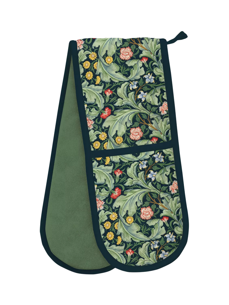 Museums & Galleries William Morris organic cotton double oven gloves (British brand)