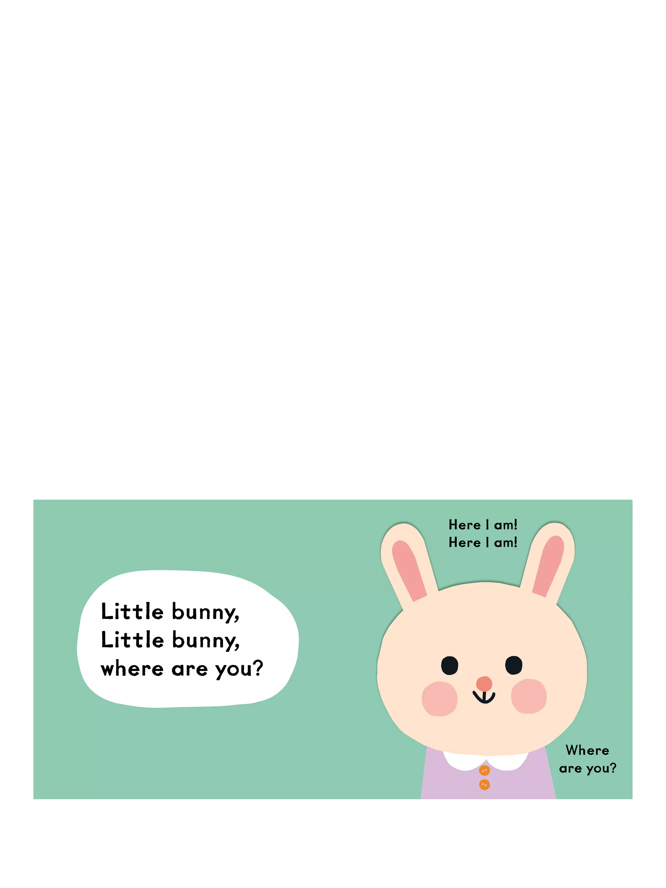 Nosy Crow Little Bunny board book with mirror flaps (British brand)