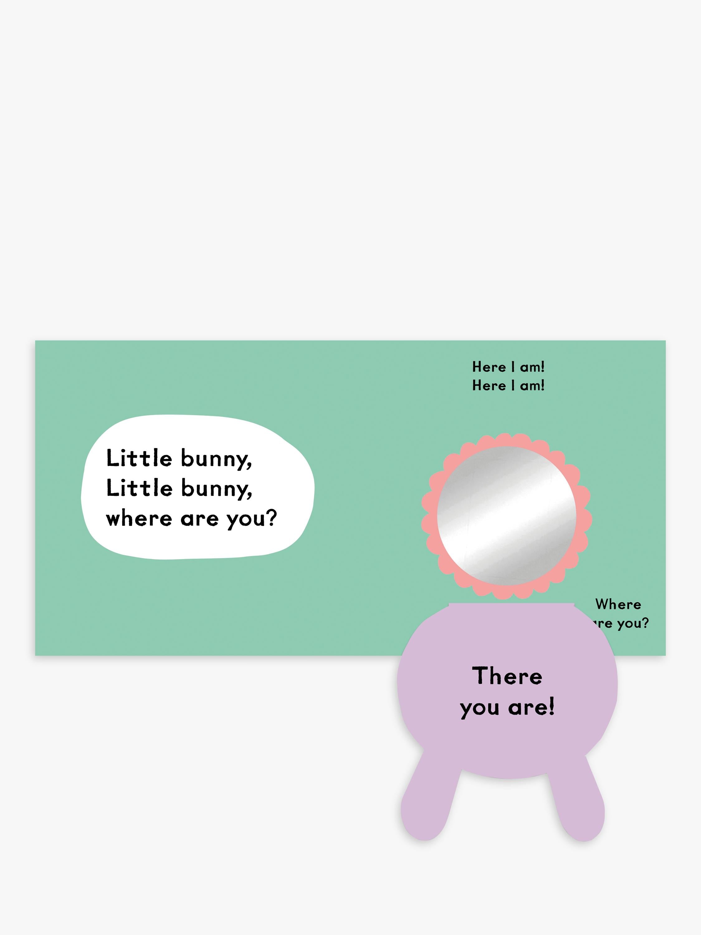 Nosy Crow Little Bunny board book with mirror flaps (British brand)
