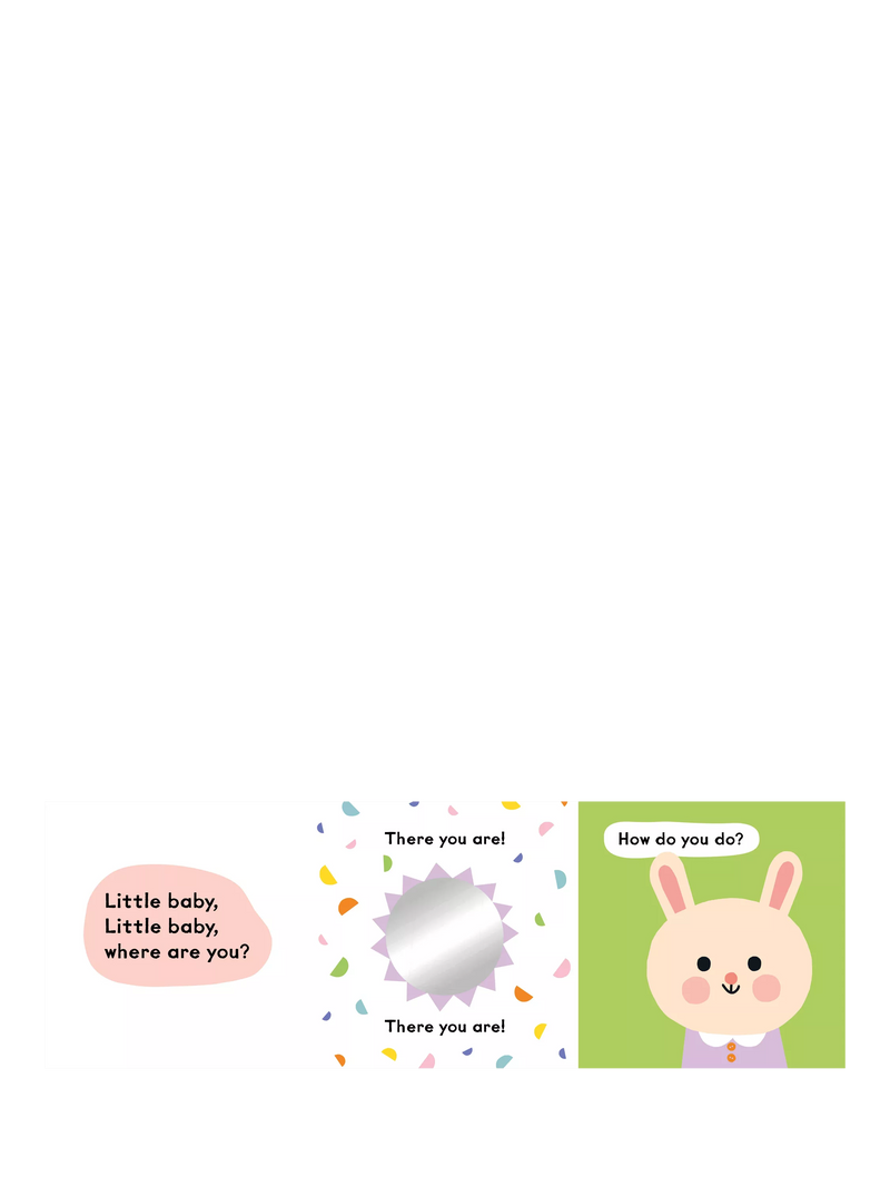 Nosy Crow Little Bunny board book with mirror flaps (British brand)