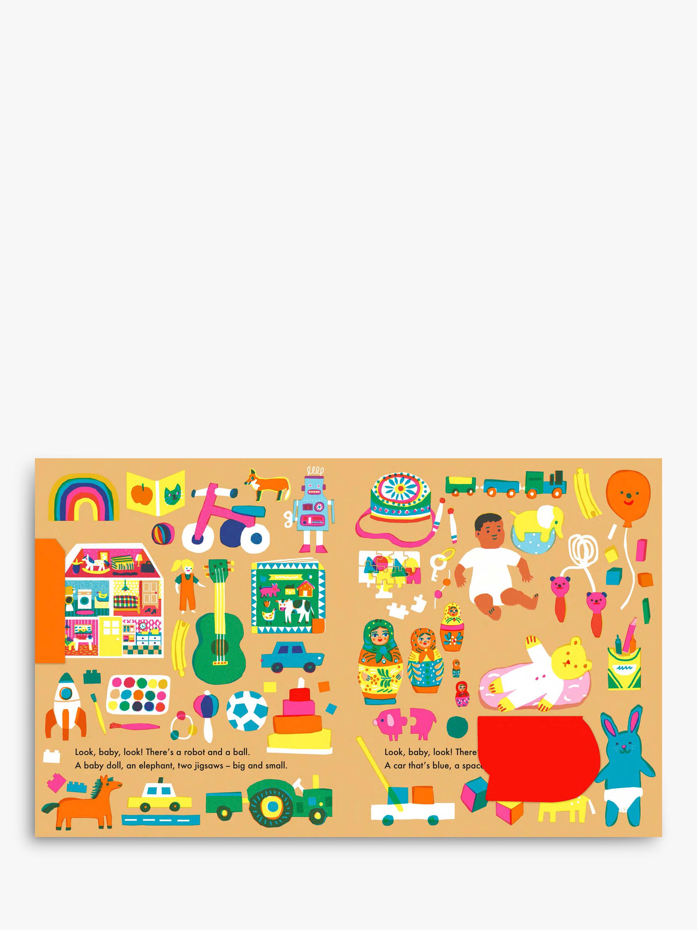 Nosy Crow baby board book with lift-the-flap, imported from the UK