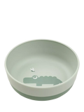 Done by Deer Foodie Croc anti-slip bowl in green - British product