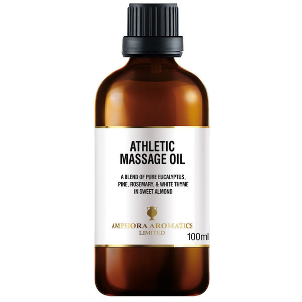 Amphora Aromatics Athletic Massage Oil 100ml - Glass