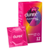 Durex Pleasure Me Ribbed & Dotted Condoms x12 sexual wellbeing Sainsburys   