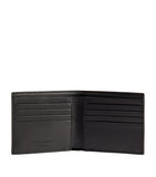 Giorgio Armani leather wave-embossed bifold wallet (British brand)