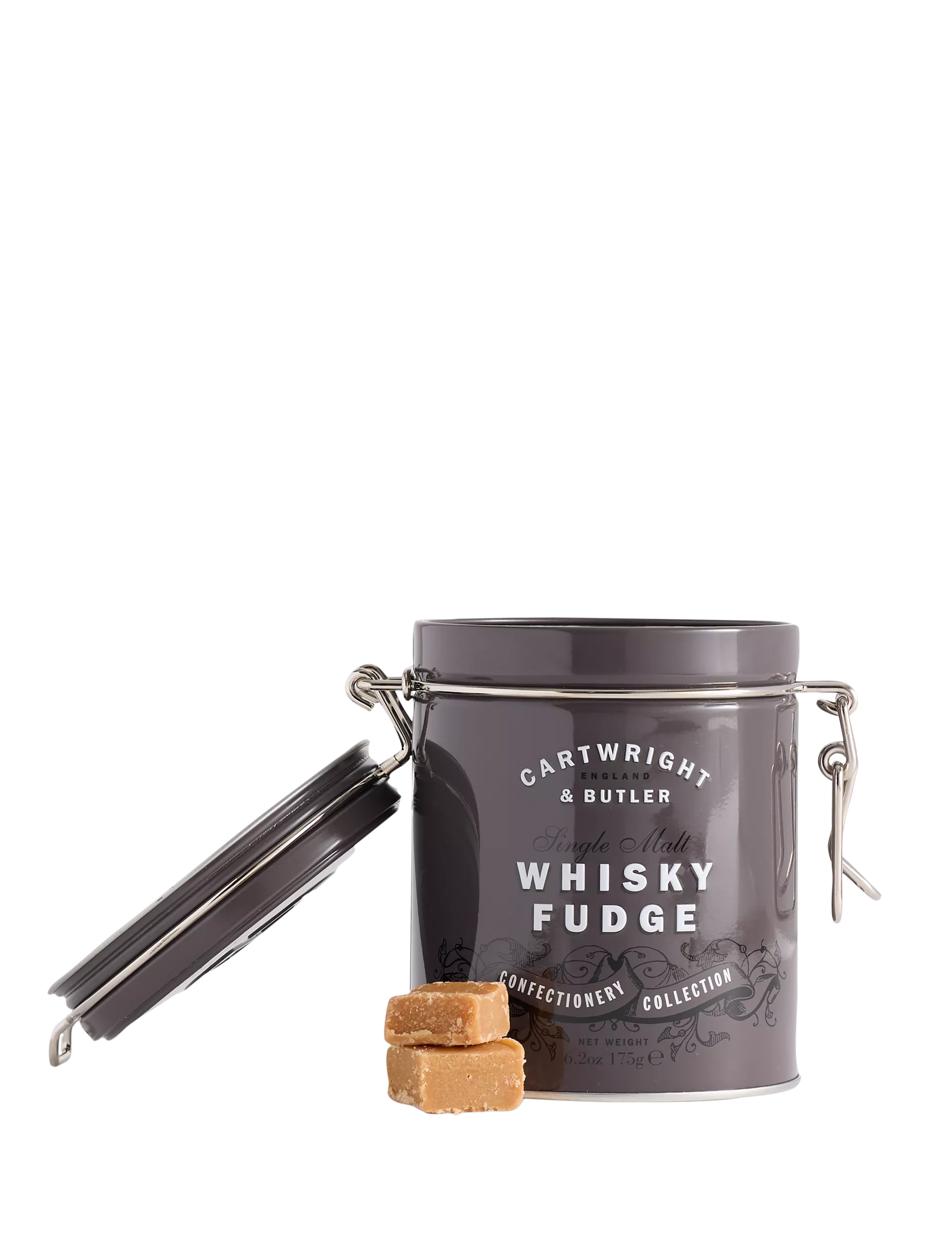 Cartwright & Butler Whisky Fudge tin 175g - British product