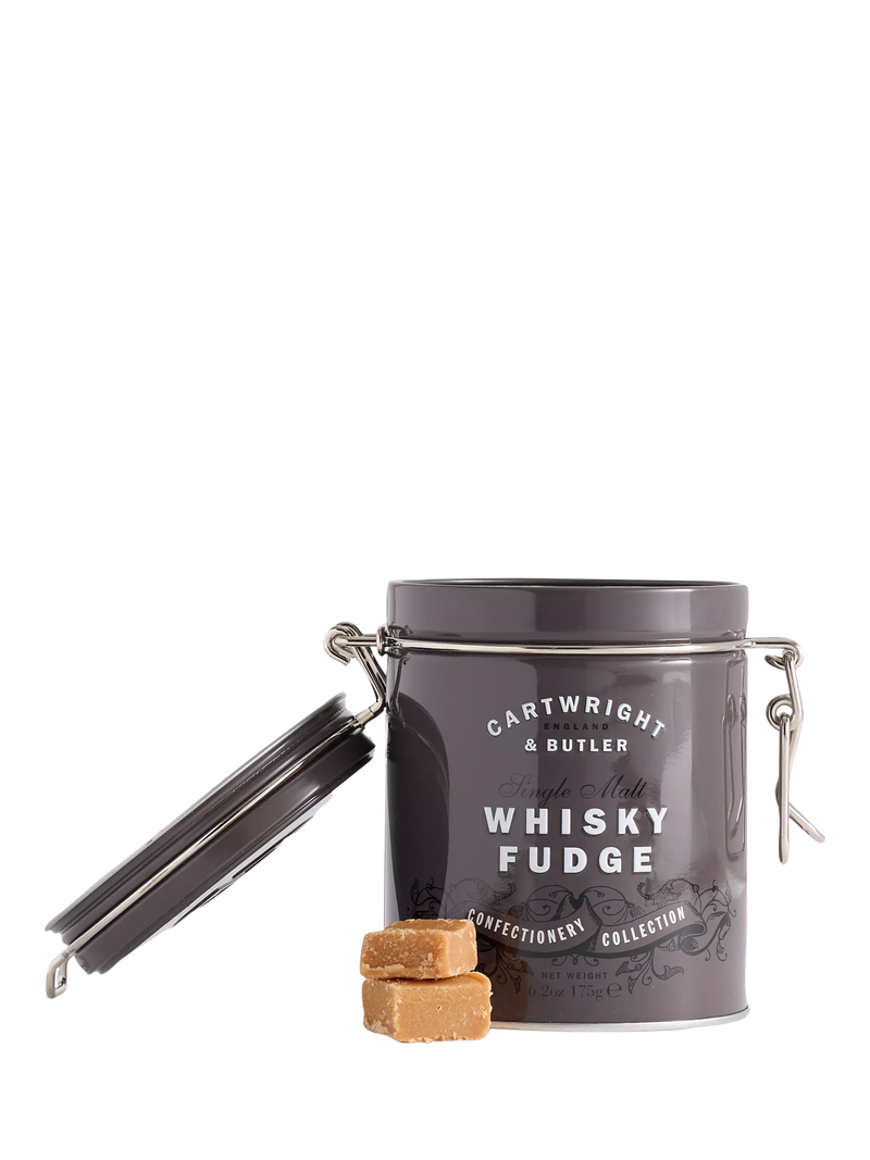 Cartwright & Butler Whisky Fudge tin 175g - British product