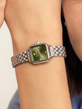 Olivia Burton mini bracelet watch green dial 20mm, imported from the UK