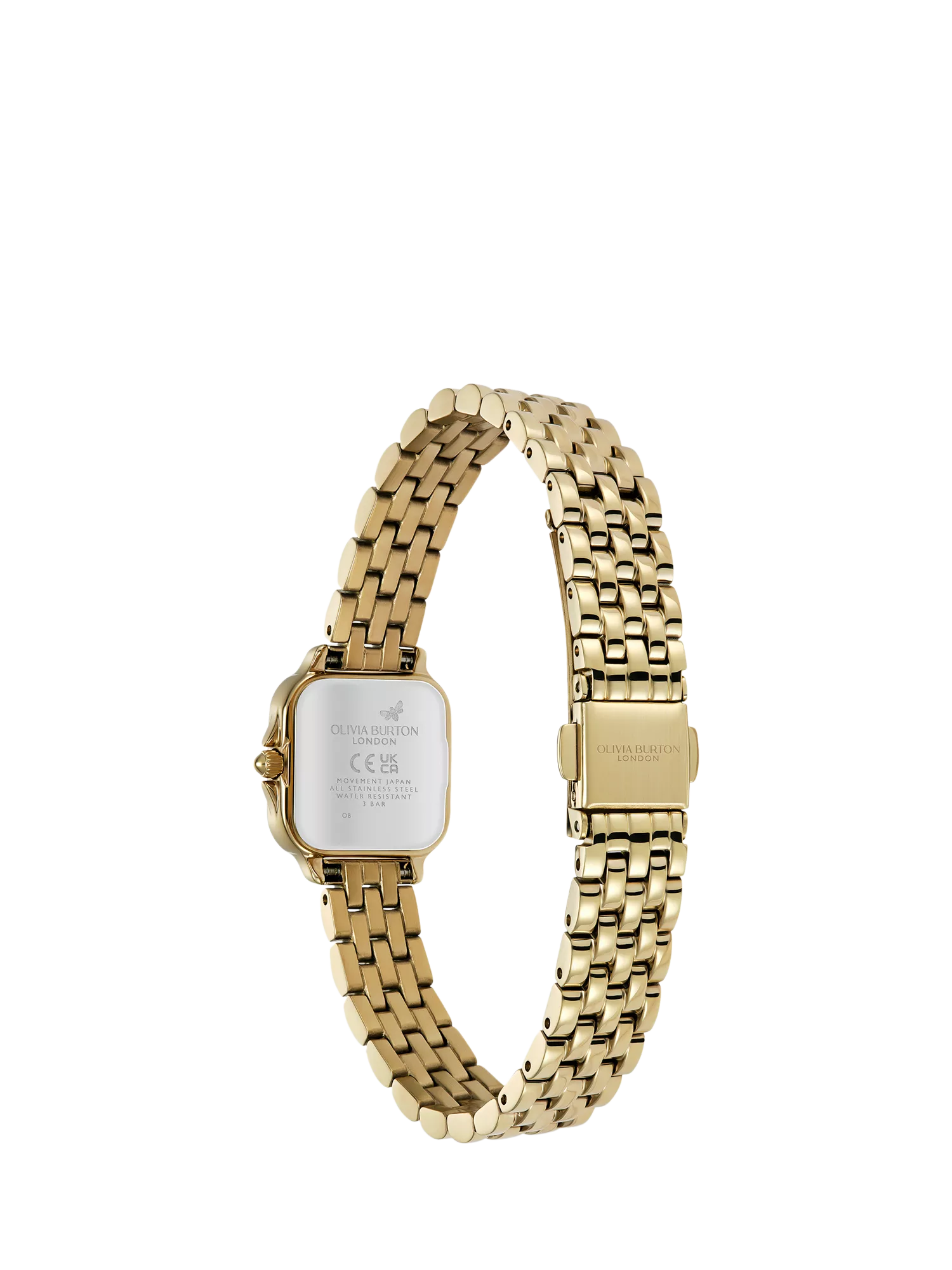 Olivia Burton Grosvenor gold bracelet watch ivory dial (British brand)