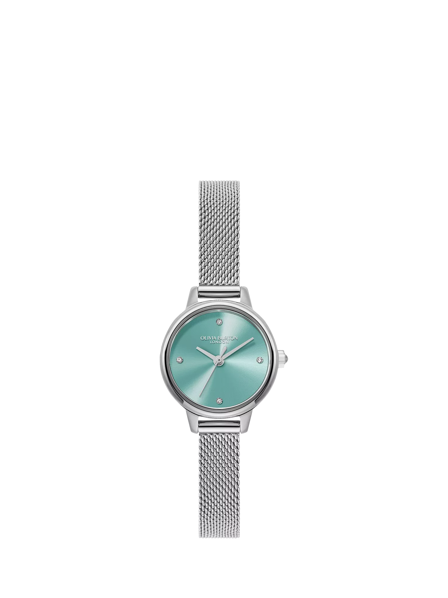 Olivia Burton Mini Classics watch blue dial crystal markers - British product