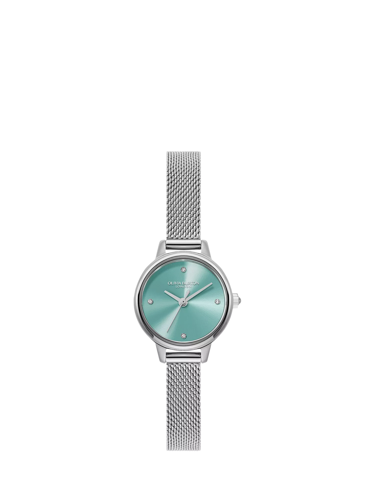 Olivia Burton Mini Classics watch blue dial crystal markers - British product