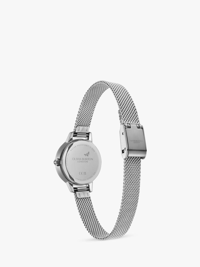Olivia Burton Mini Classics watch blue dial crystal markers - British product