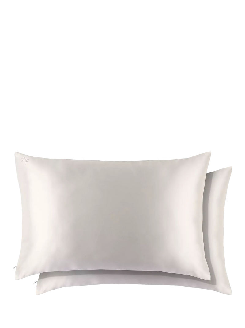 Slip pure silk queen pillowcases white (British brand)