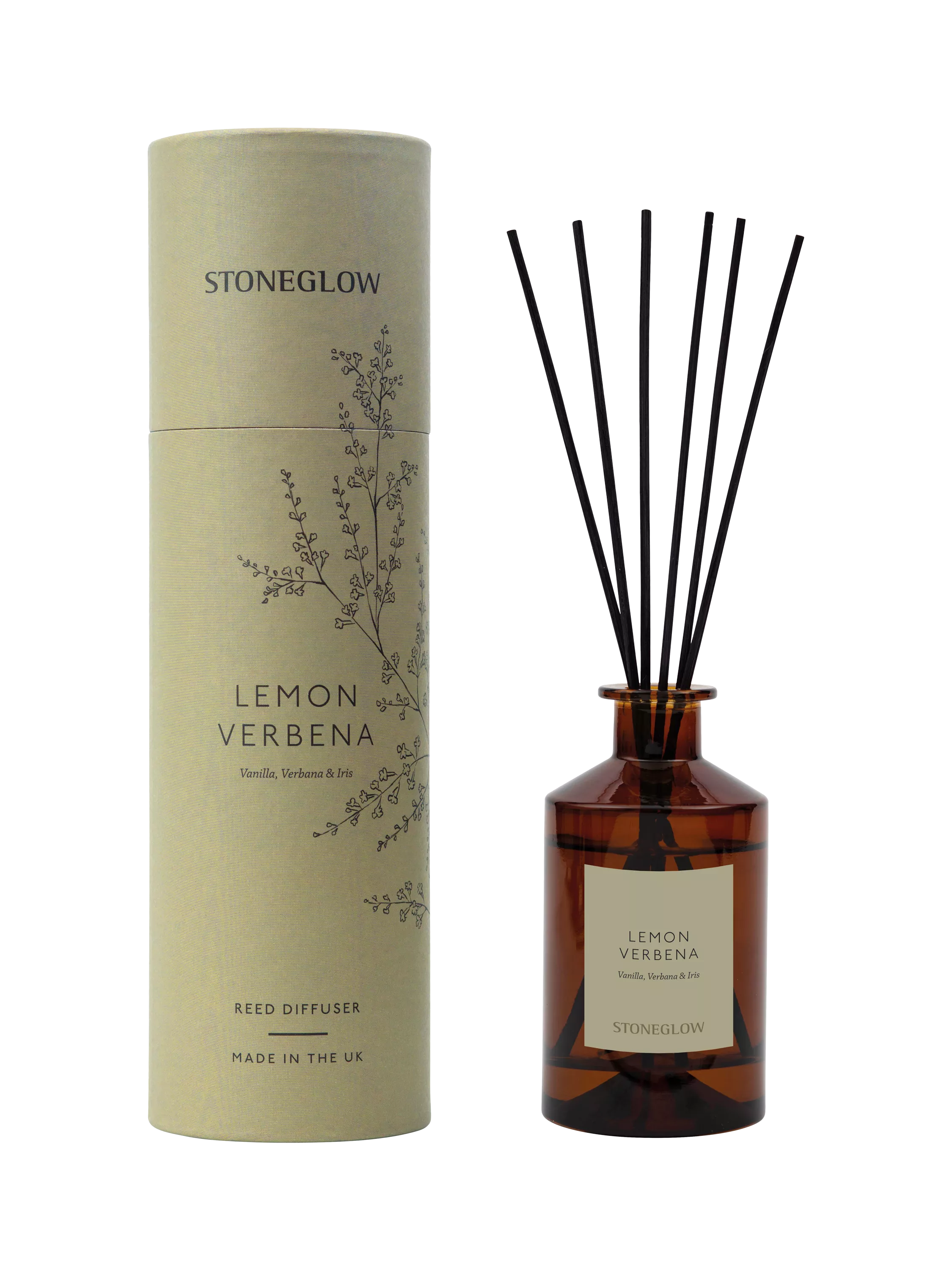 Stoneglow Lemon Verbena Reed Diffuser 160ml - British product