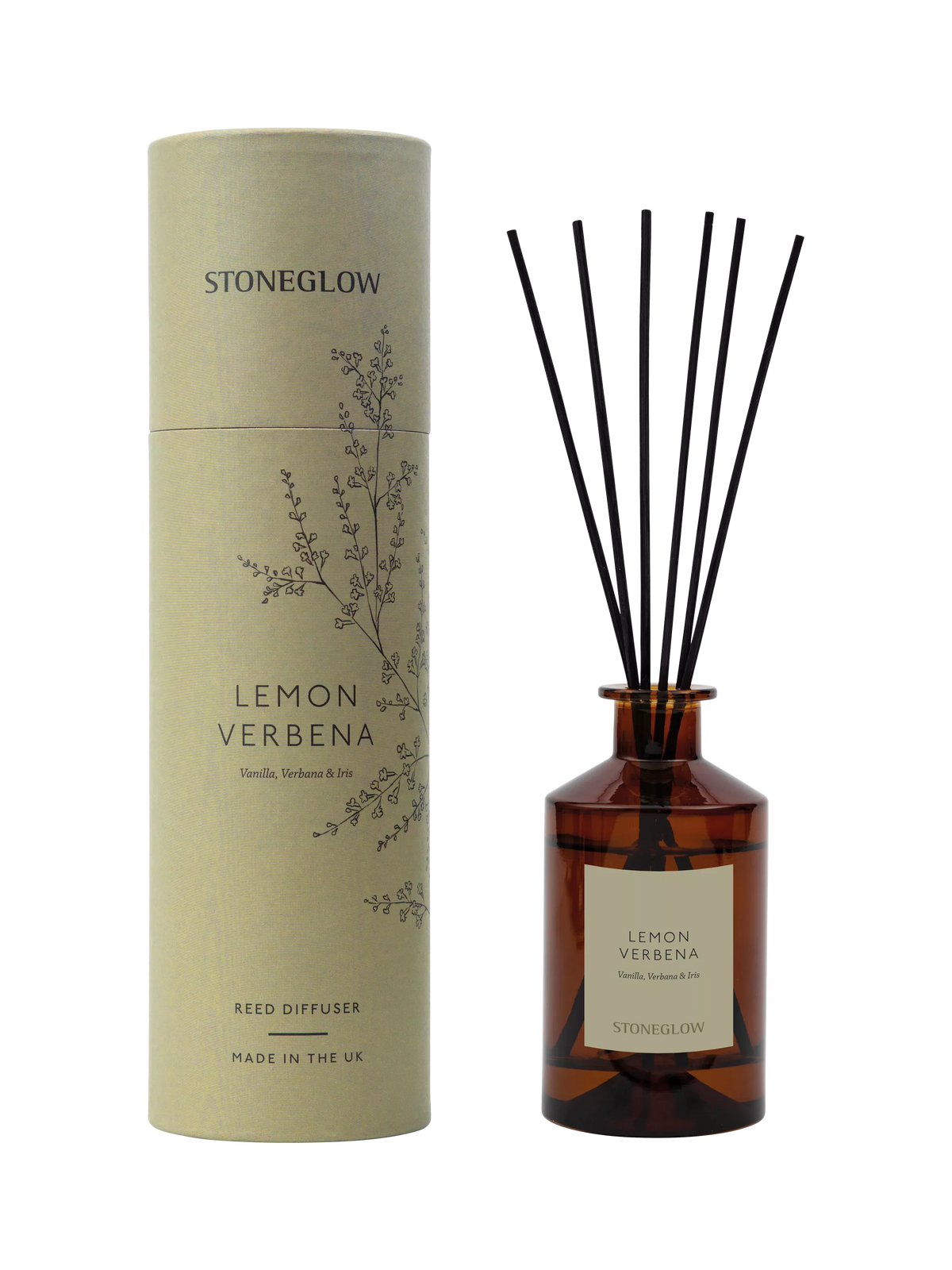 Stoneglow Lemon Verbena Reed Diffuser 160ml - British product