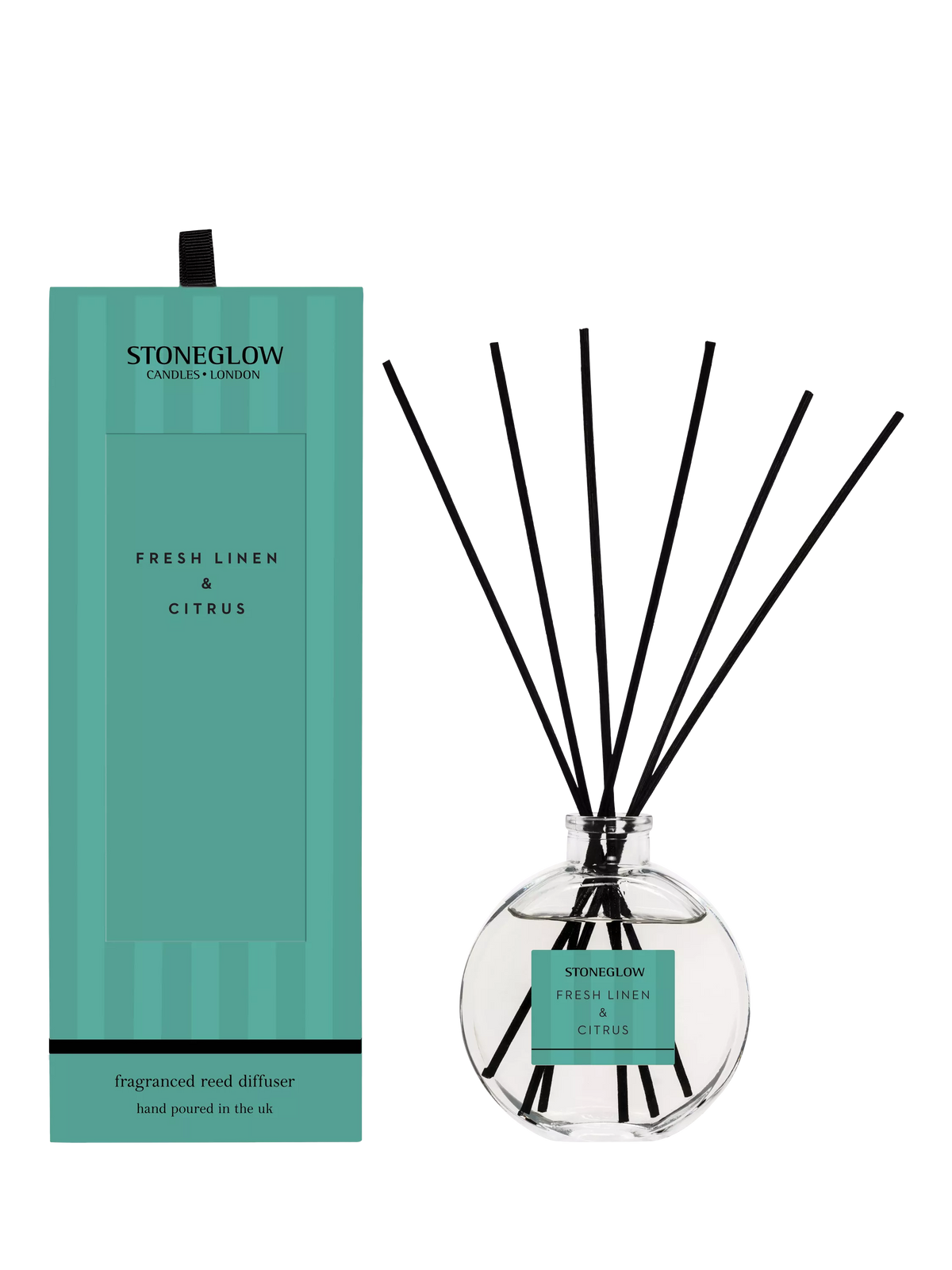 Stoneglow Linen & Citrus reed diffuser 120ml (British brand)