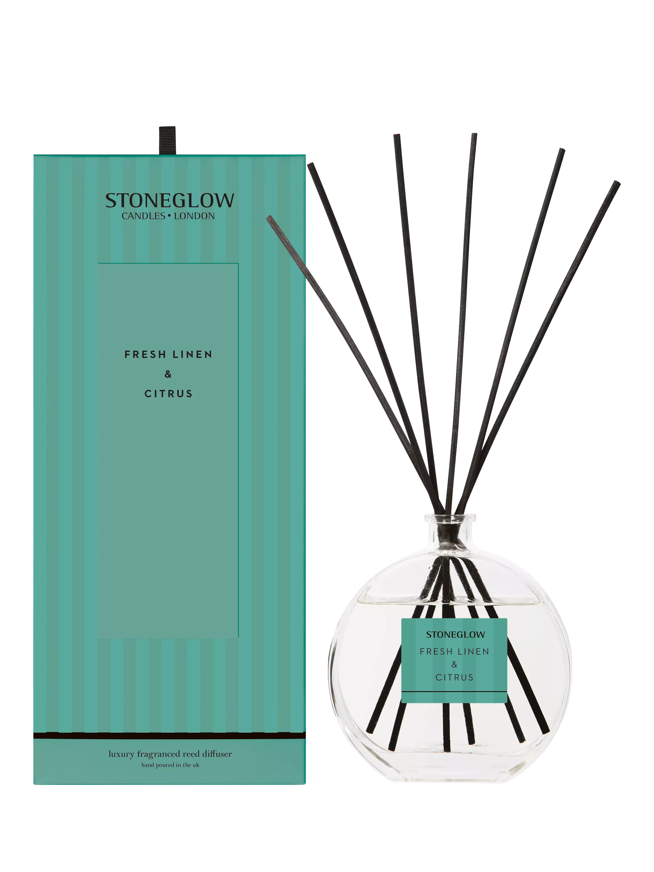 Stoneglow reed diffuser Linen & Citrus 460ml, UK version