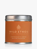 Lemongrass and Ginger Scented Natural Wax Tin Candle 240g