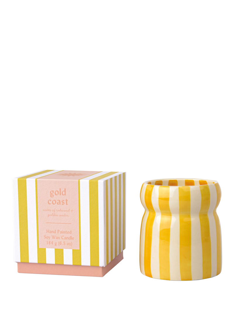 Paddywax Cabana Gold Coast scented candle 184g - British product
