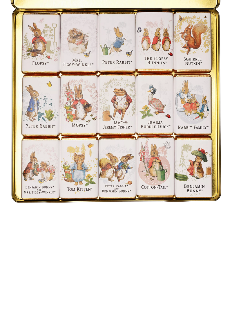 Charbonnel et Walker Peter Rabbit milk chocolate tin 150g (British brand)