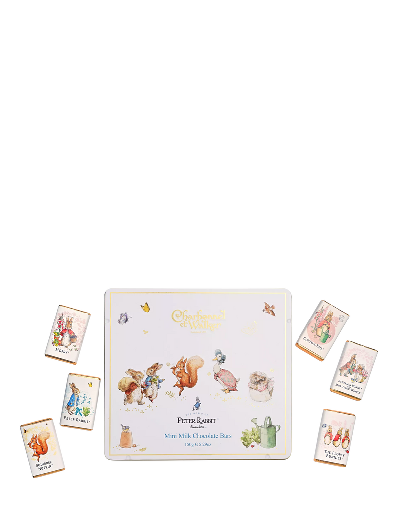 Charbonnel et Walker Peter Rabbit milk chocolate tin 150g (British brand)