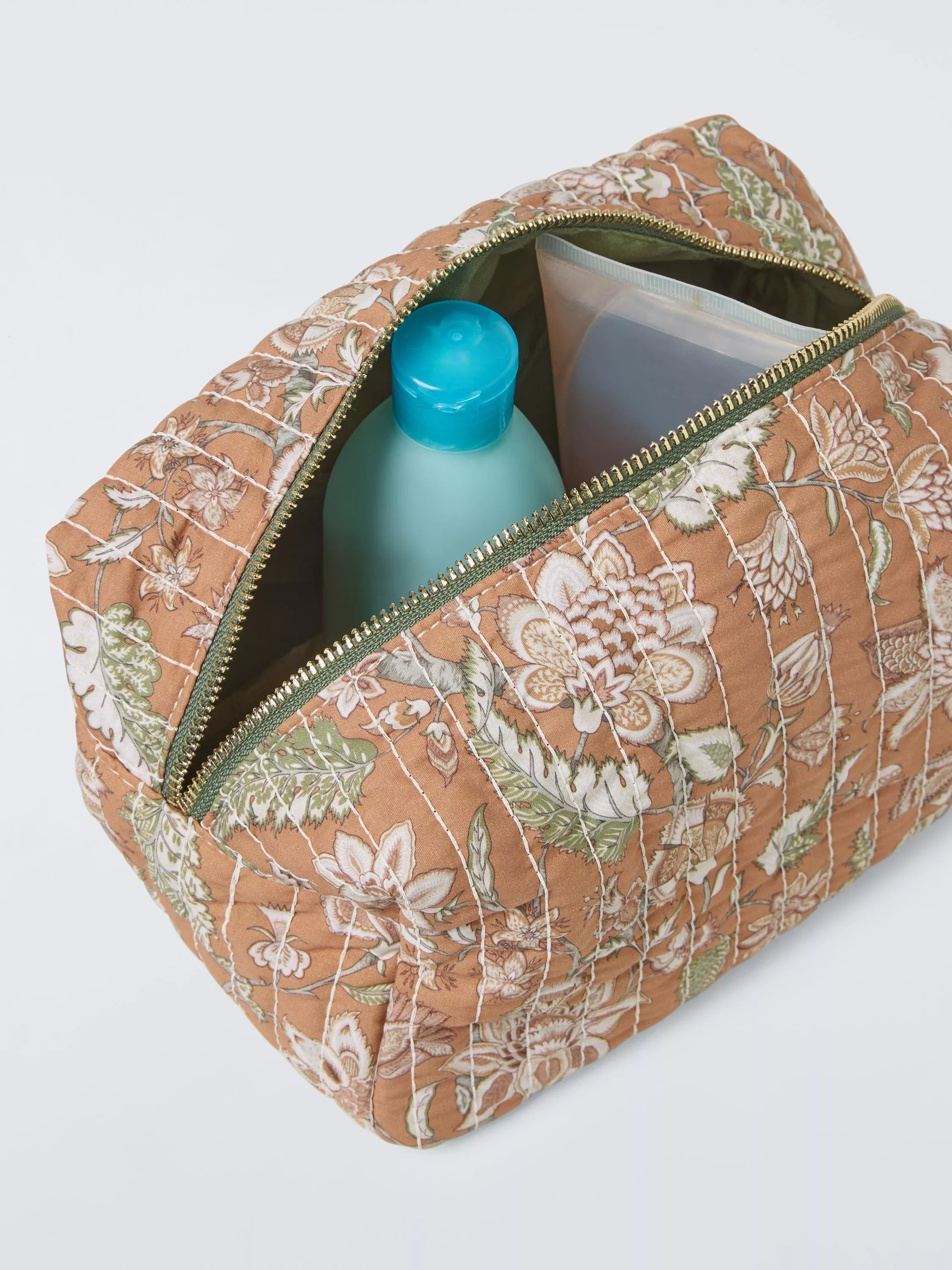 John Lewis Sanderson Newnham Courtney wash bag multi floral print, UK version