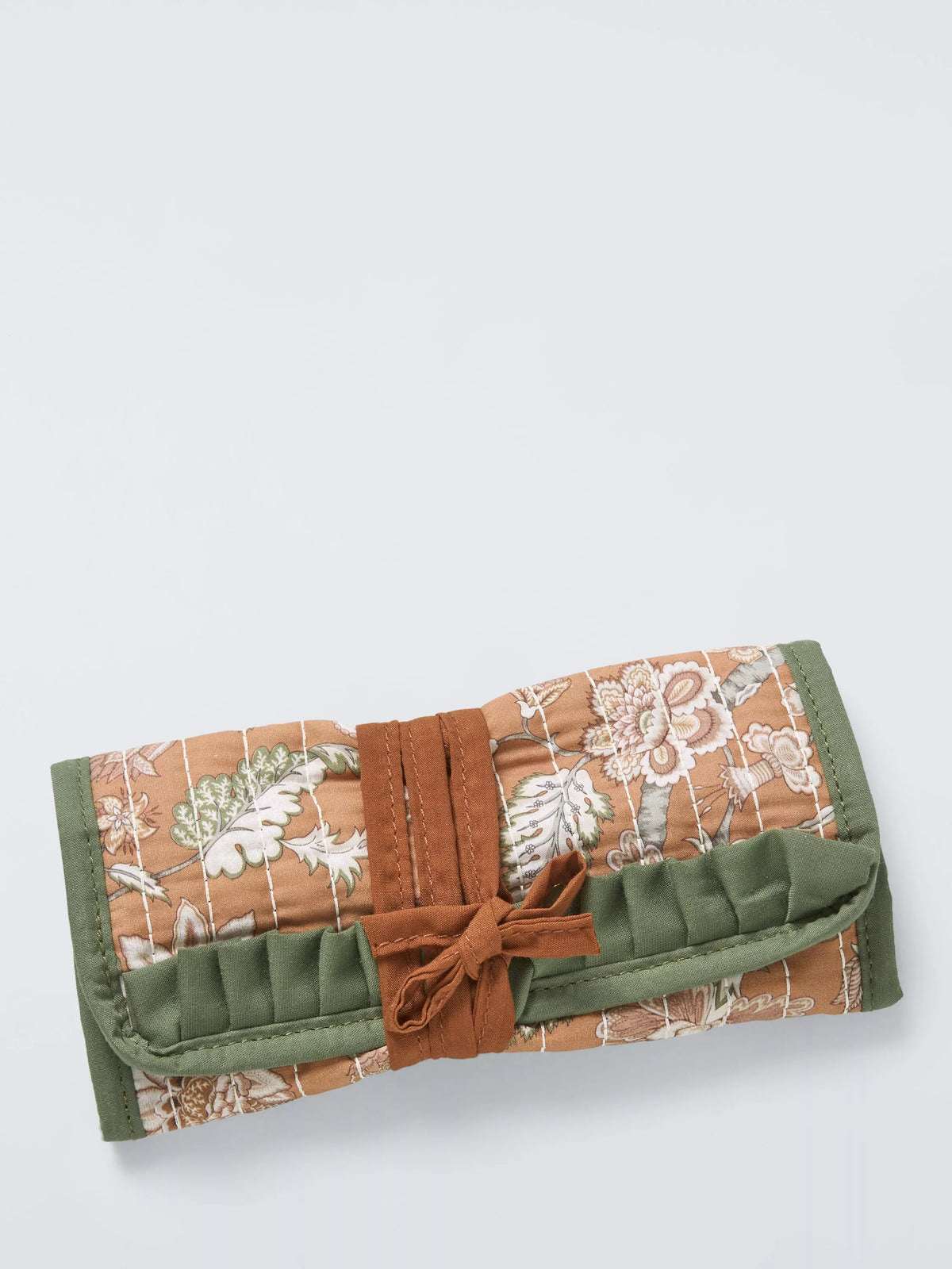 John Lewis x Sanderson jewellery roll orange, imported from the UK