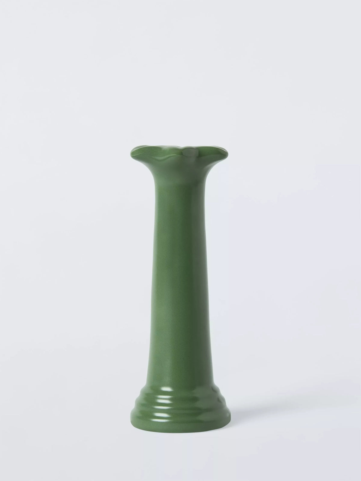 John Lewis x Sanderson green ceramic candlestick holder 15.7cm, UK version