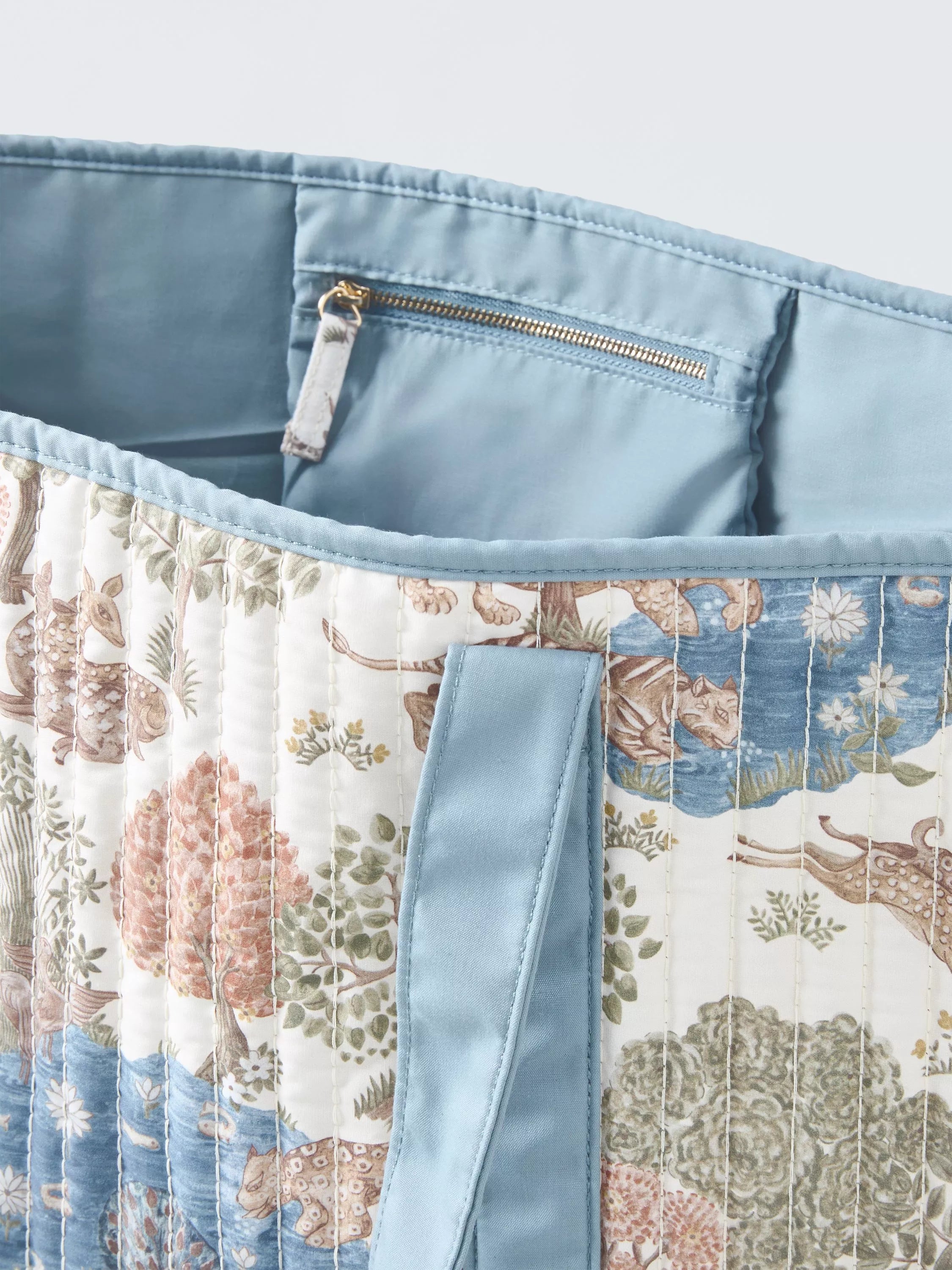 John Lewis Sanderson Pamir Garden tote bag, imported from the UK