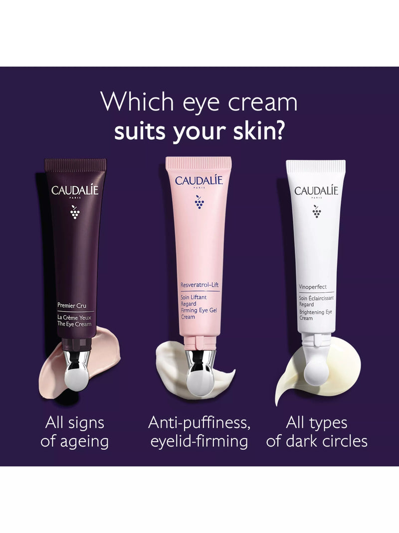 Caudalie Premier Cru anti-ageing eye cream 15ml, imported from the UK