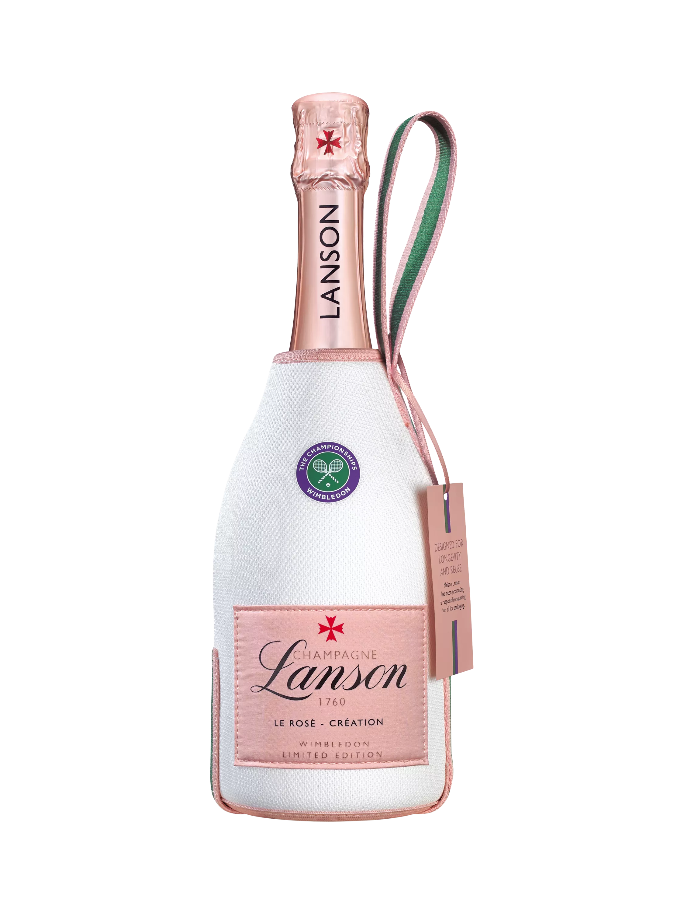 Lanson Le Rose Creation champagne gift 75cl (British brand)