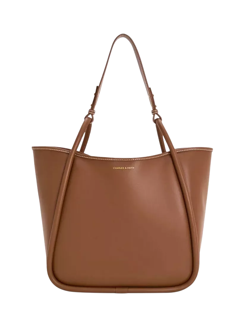 CHARLES & KEITH Lyla Tubular Slouchy Kunstleder-Tasche