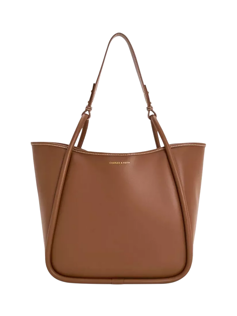 CHARLES & KEITH Lyla Tubular Slouchy Kunstleder-Tasche