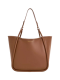 CHARLES & KEITH Lyla Tubular Slouchy Kunstleder-Tasche