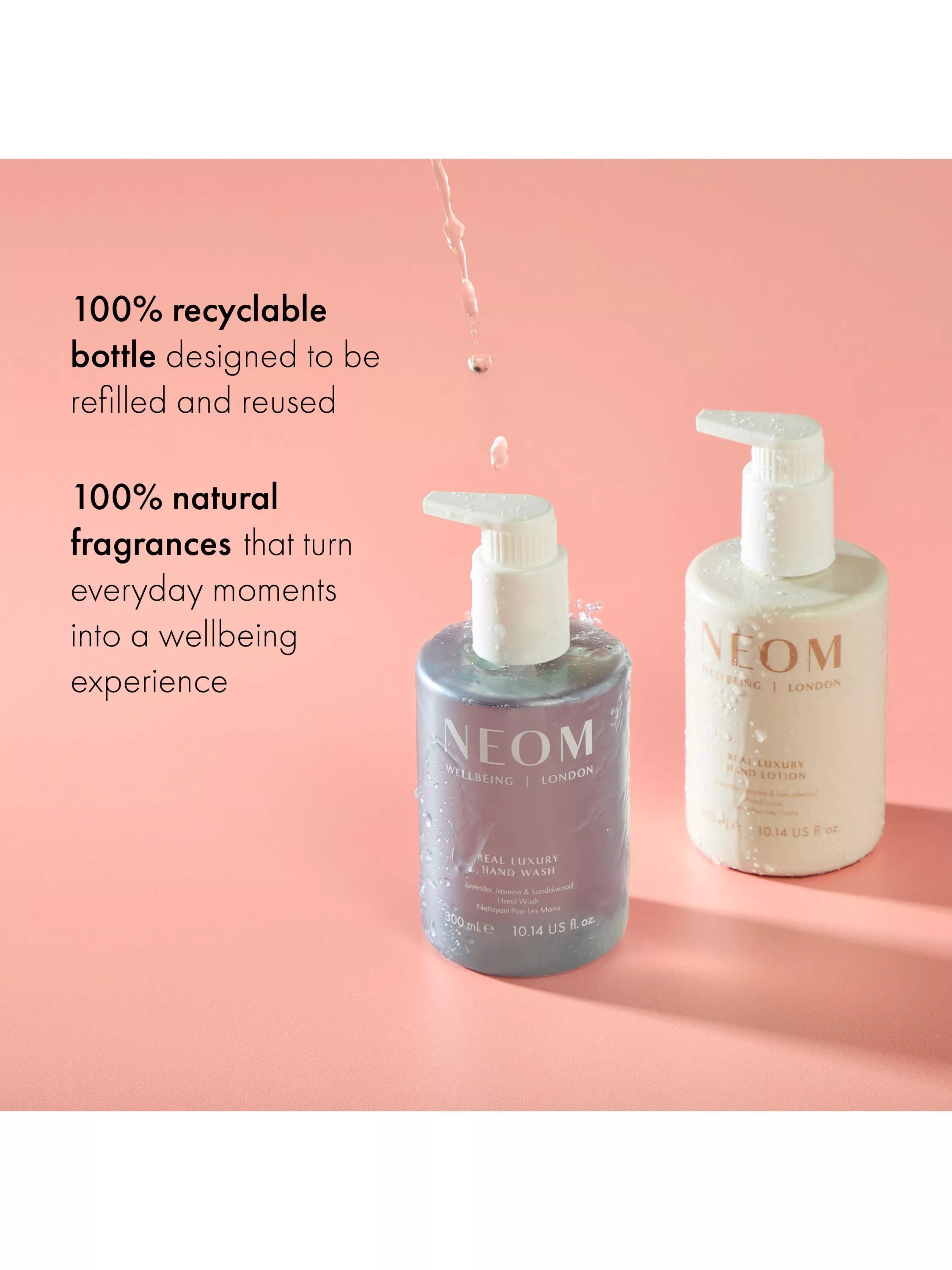 NEOM Wellbeing London Real Luxury Hand Lotion 300ml, UK version
