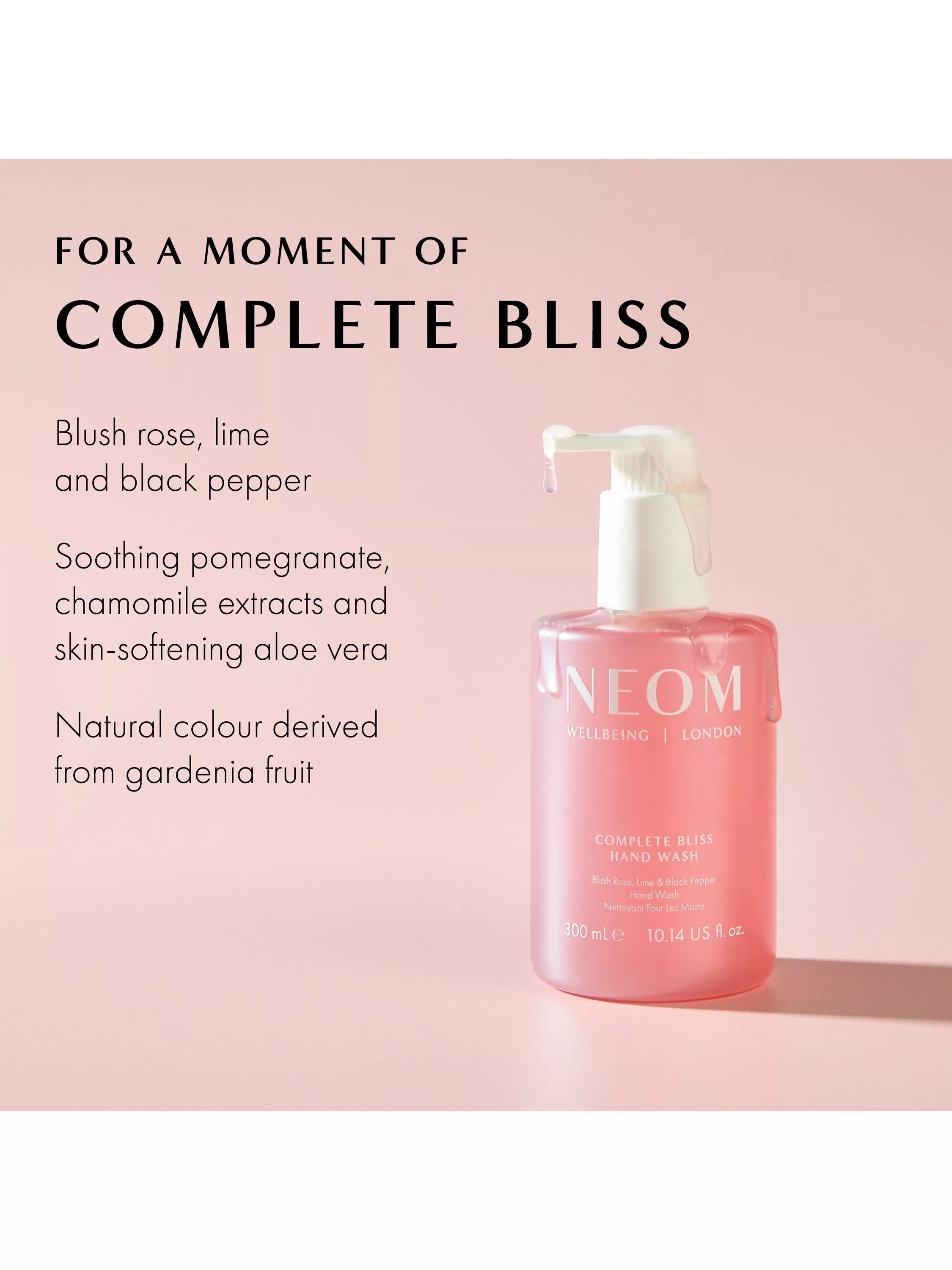 NEOM Complete Bliss hand wash 300ml (British brand)
