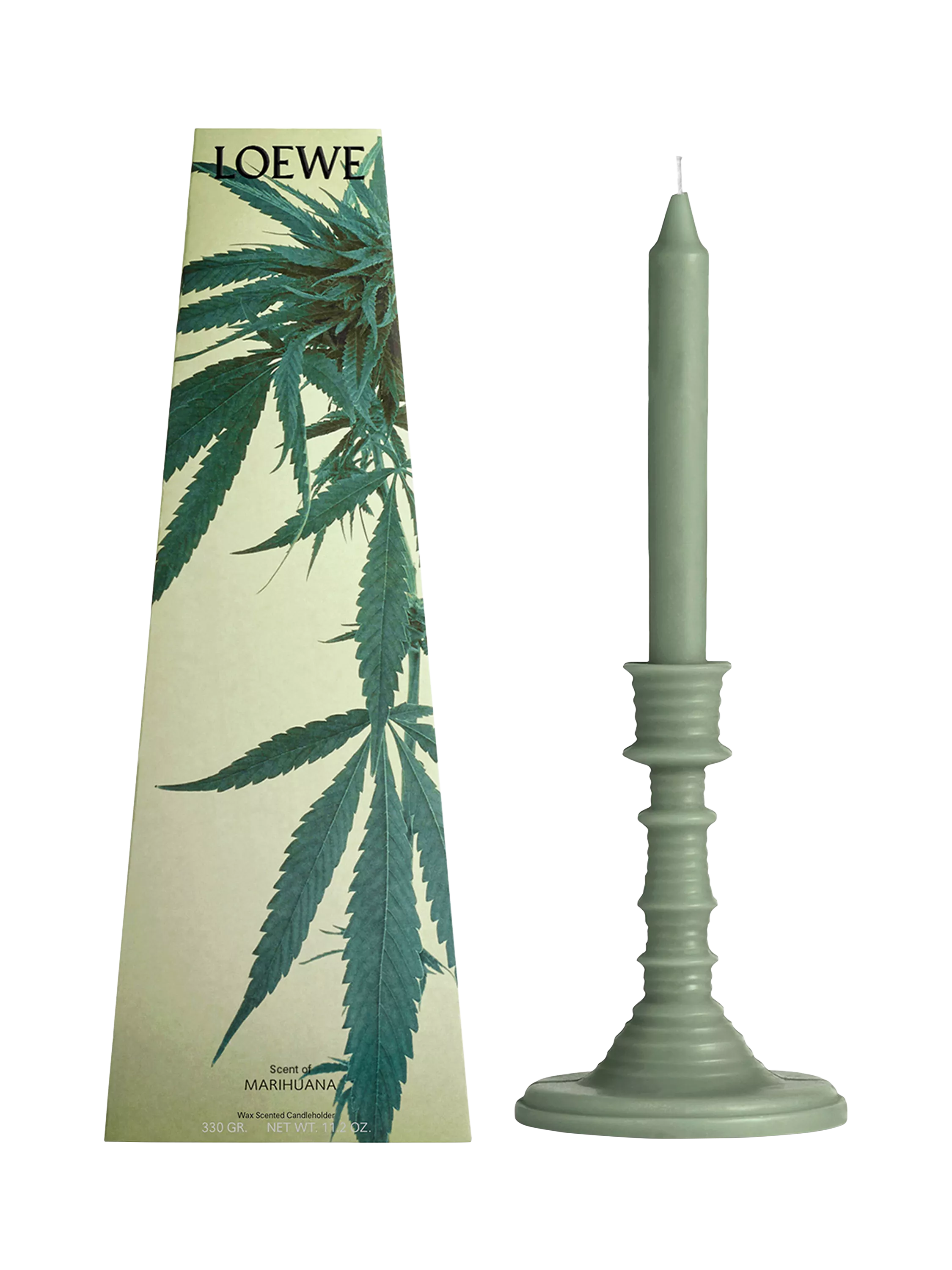 LOEWE Scent of Marihuana wax candleholder 330g - British product