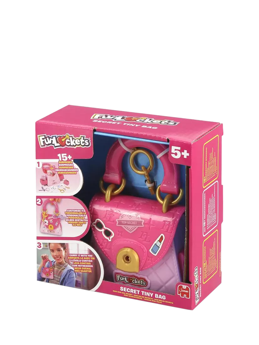 FunLockets Tiny Bag toy with secret pockets (British brand)
