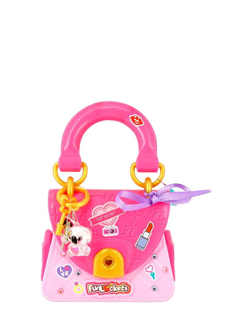 FunLockets Tiny Bag toy with secret pockets (British brand)
