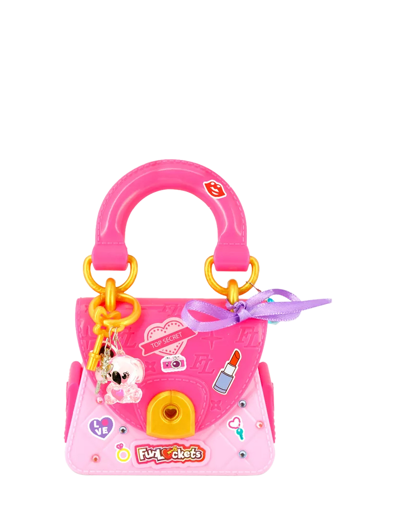 FunLockets Tiny Bag toy with secret pockets (British brand)